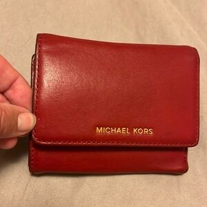 Classic leather Wallet “MK”